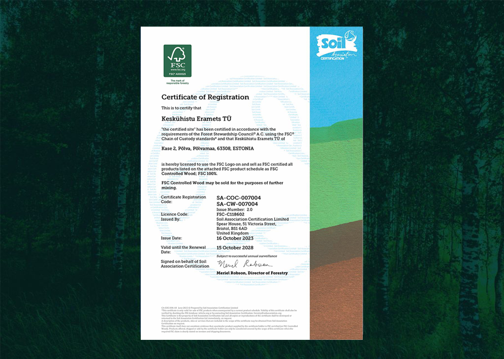 FSC Certification. Metsaühistu