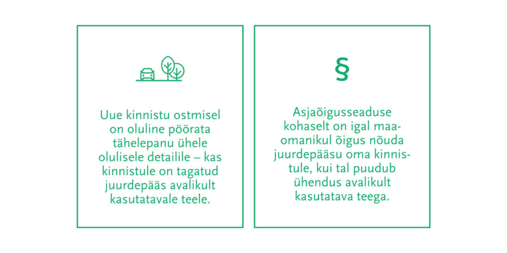 Kuidas käituda kui kinnistul puudub avalik juurdepääs teele? Metsaühistu